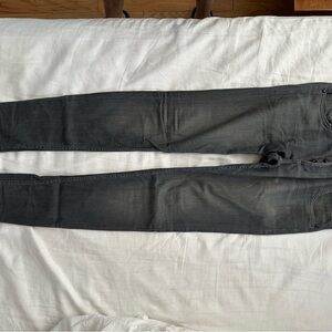 rag & bone Men's Silver Gray Skinny Jeans. Fit 1